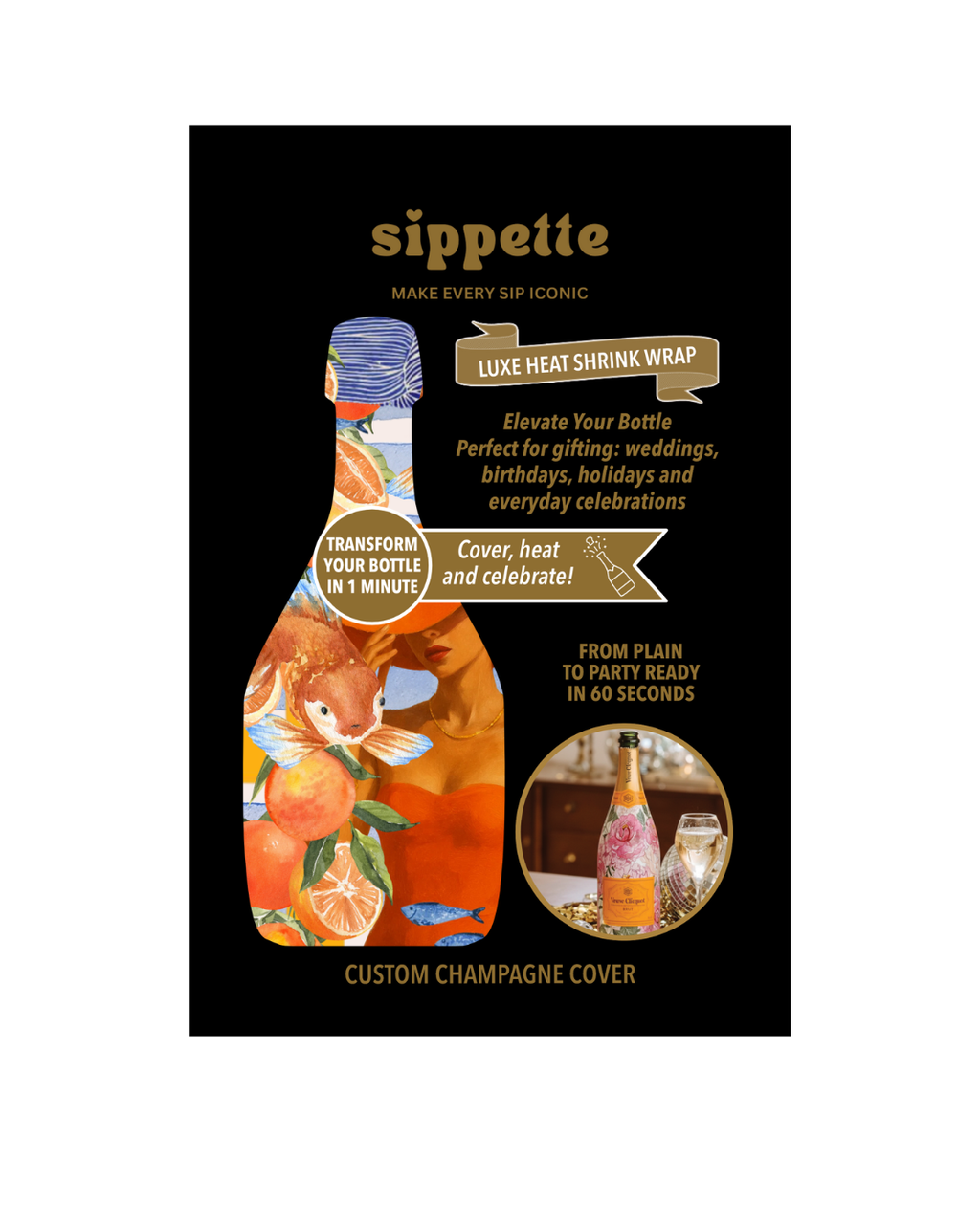 Sunset Soirée Champagne Cover