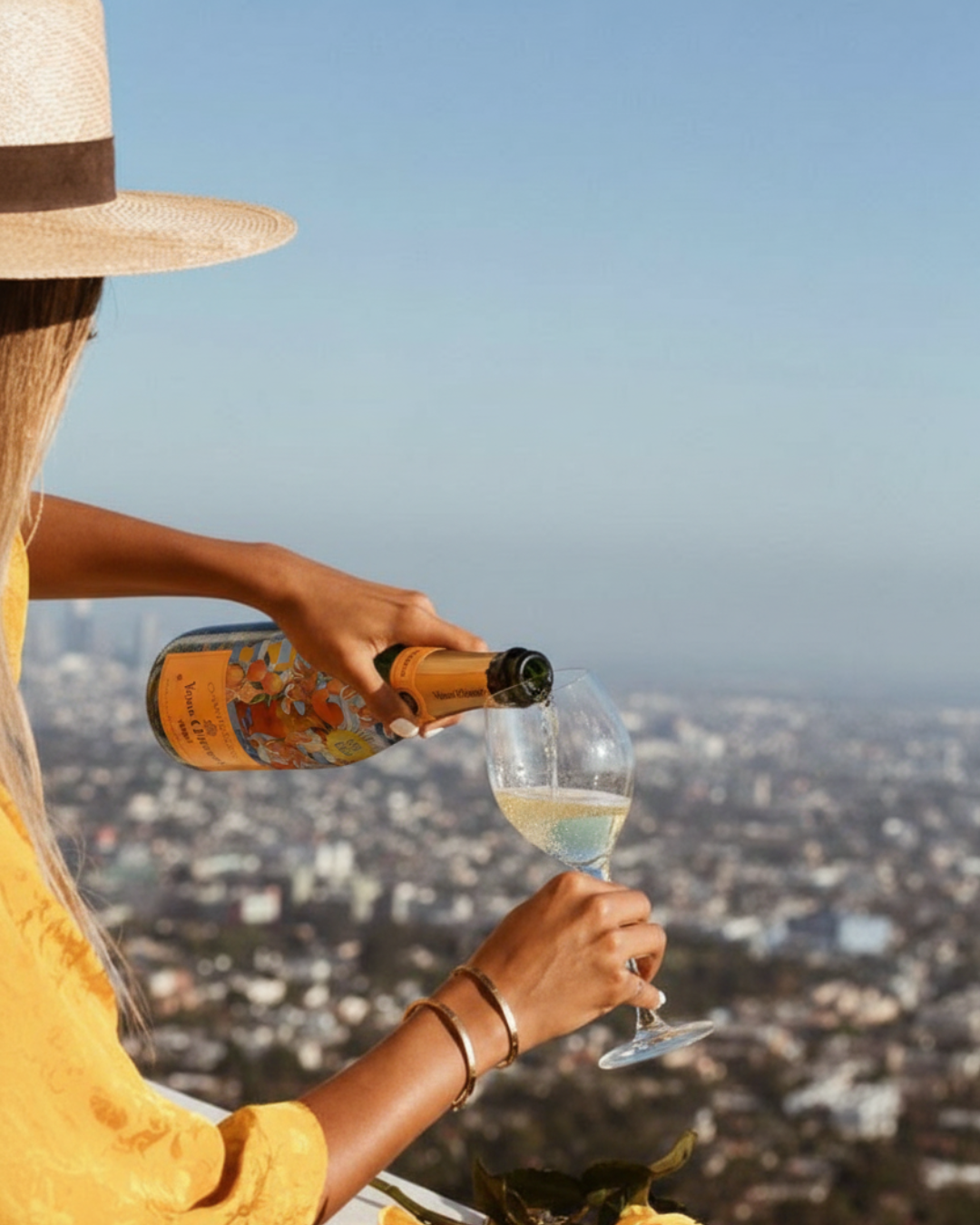 Sunset Soirée Champagne Cover